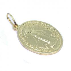 Medalha de Nossa Sra das Graas em ouro 18k - 2MEO0035