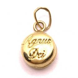 Medalha em ouro amarelo 18k - Agnus Dei - 2MEO0045