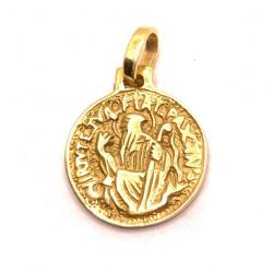 Medalha de So Bento em ouro amarelo 18k - 2MEO0065