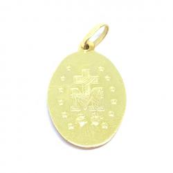 Medalha de Nossa Senhora das Graas em ouro 18k - 2MEO0074