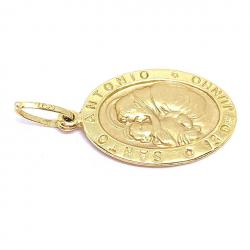 Medalha de Santo Antnio em ouro 18k - 2MEO0138