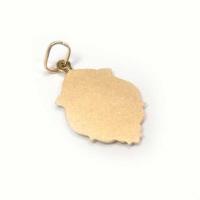 Medalhinha colonial Nossa Sra do Carmo em ouro 18k - 2MEO0194