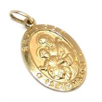 Medalha de So Jos em ouro 18k -  2MEO0232
