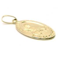 Medalha de Santa Luzia em ouro 18k - 2MEO0269