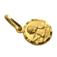 Medalhinha anjo da guarda em ouro 18k - 2MEO0287