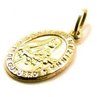 Medalha de Santa Terezinha em ouro 18k - 2MEO0303
