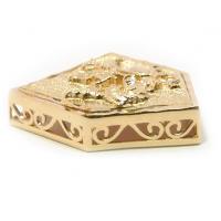 Medalha de ouro amarelo 18k - So Jorge - MEO0317