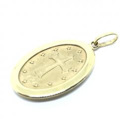 Medalha de Nossa Senhora das Graas em ouro 18k - 2MEO0359