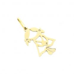 Pingente em ouro amarelo 18k - Boneco - 2PEO0126