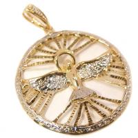 Pedantife em ouro 18k - Pomba Divino Espirto Santo