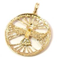 Pedantife em ouro 18k - Pomba Divino Espirto Santo