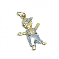 Pingente menino em ouro 18k - 2PEO0070