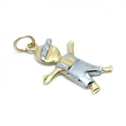 Pingente menino em ouro 18k - 2PEO0070