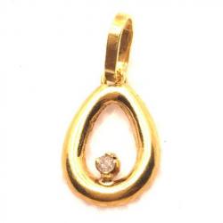 Pingente em ouro 18k com brilhante - 2PIB0025