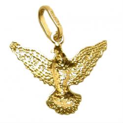 Pingente de ouro amarelo 18k - Pomba Divino Espirito Santo - 2PIO0414