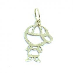 Pingente em ouro 18k - Boneco - 2PIO0444