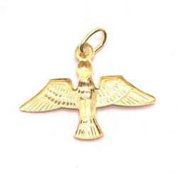 Pingente de ouro amarelo 18k - Pomba Divino Espirito Santo - 2PIO0447