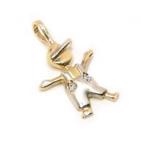 Pingente em ouro 18k - Boneco - 2PIZ0018