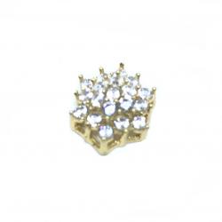 Pingente em ouro 18k com zirconias - 2PIZ0055