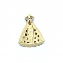 Pingente de N. Sra. Aparecida em ouro 18k - 2PIZ0075