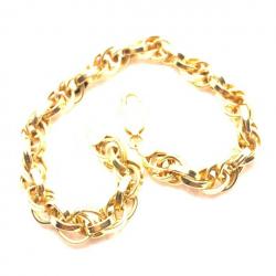 Pulseira de ouro amarelo 18k - Singapura Larga - 2PUO0676