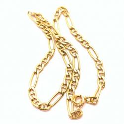 Pulseira feminina ouro 18k - Groumette 3x1 - 2PUO0101