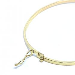 Bracelete feminino em ouro amarelo 18k - Polido - 2PUO0192