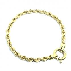 Pulseira de ouro amarelo 18k - Tipo corda - 2PUO0636