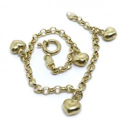 Pulseira infantil em ouro 18k - 2PUO0665