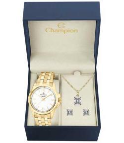 Relogio Champion Feminino - CN26680W- Conjunto Relogio Champion Feminino - CN26680W- Conjunto