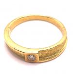 Solitrio em ouro amarelo 18k - 1ANB0144