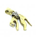 Pantera em ouro 18k com brilhante - 1PIB0109 Pantera em ouro 18k com brilhante - 1PIB0109
