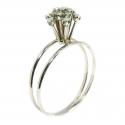 Anel em ouro branco 18k- Chuveirinho de brilhantes - 2ANB0023