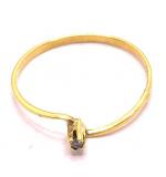 Solitrio em ouro amarelo 18k - 2ANB0126