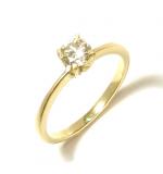 Solitrio em amarelo ouro 18k - -2ANB0216