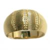 Anel de ouro amarelo 18k com brilhantes - 2ANB0217