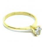 Anel Solitrio em ouro amarelo 18k - 2ANB0390