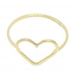 Anel de ouro amarelo 18k - Corao - 2ANO0062