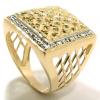 Anel de ouro amarelo e branco 18k - 2ANO0399 Anel de ouro amarelo e branco 18k - 2ANO0399