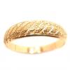 Anel em ouro amarelo 18k - Jóia c/ det. jateado - 2ANO0487 Anel em ouro amarelo 18k - Jóia c/ det. jateado - 2ANO0487