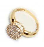 Anel em ouro amarelo 18k com 19 zirconia - 2ANZ0088 Anel em ouro amarelo 18k com 19 zirconia - 2ANZ0088