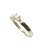 Anel em ouro amarelo 18k com 1 zirconia - 2ANZ0096 Anel em ouro amarelo 18k com 1 zirconia - 2ANZ0096
