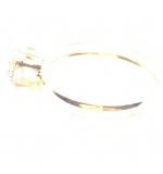 Anel em ouro amarelo 18k com 12 zirconia - 2ANZ0108