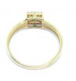 Anel em ouro 18k com pedra sintetica - 2APS0010
