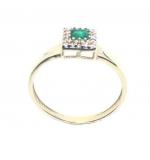 Anel em ouro 18k com pedra sintetica - 2APS0010
