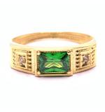 Anel em ouro 18k com pedra sintetica - 2APS0108