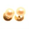 Brinco em ouro amarelo 18k com pérola