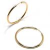 Argola redonda em ouro amarelo 18k feminina (Produto Esgotado)