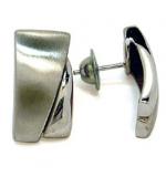 Brinco em ouro branco 18k feminino Brinco em ouro branco 18k feminino