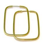 Africana em ouro 18k - retangular